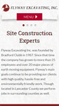 Mobile Screenshot of flywayexcavating.com